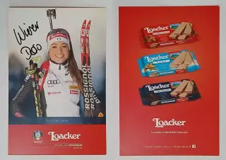 Автограф - карта Dorothea Wierer