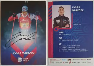 Автограф - карта Jonas Marecek