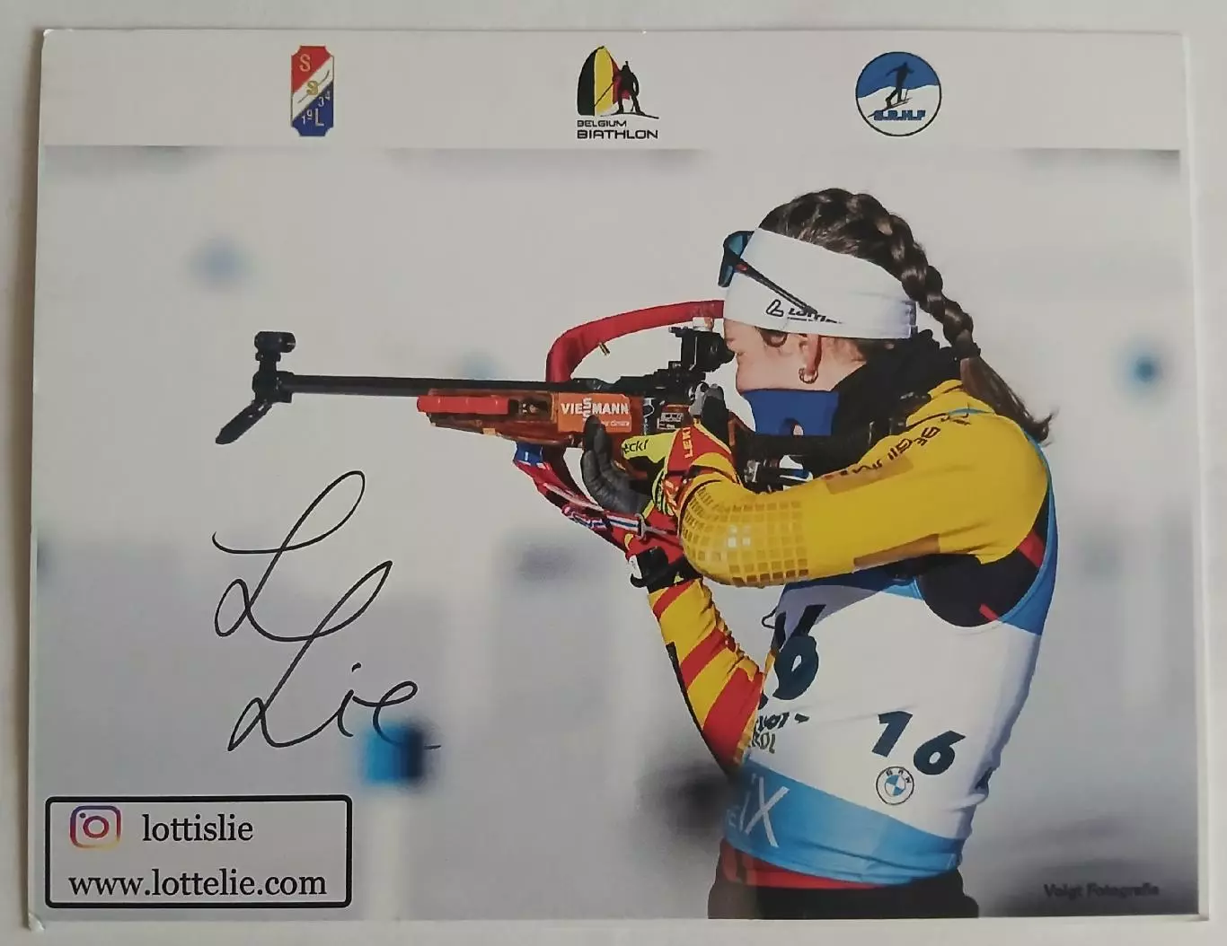 Автограф - карта Lotte Lie