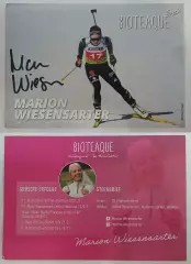 Автограф - карта Marion Wiesensarter