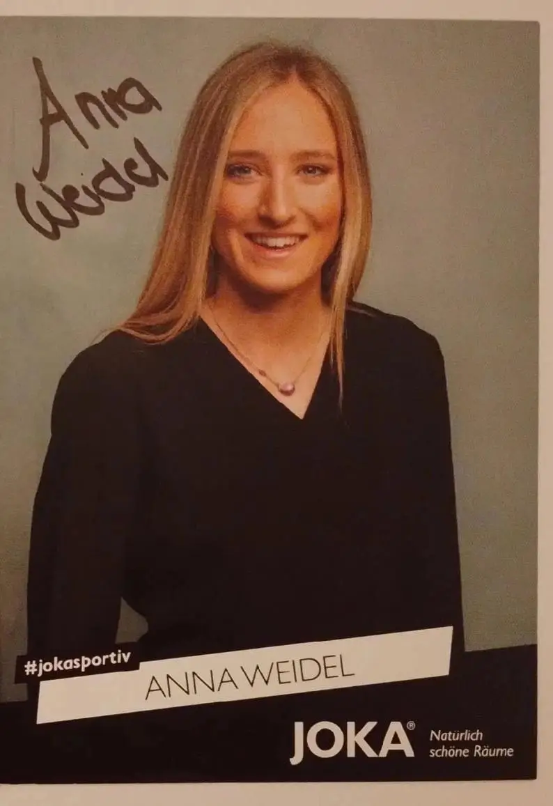 Автограф - карта Anna Weidel