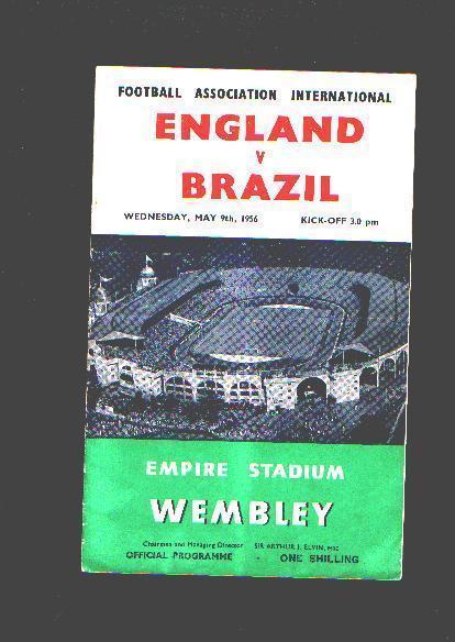 Англия-Бразилия МТМ 1956.Состояние 4.