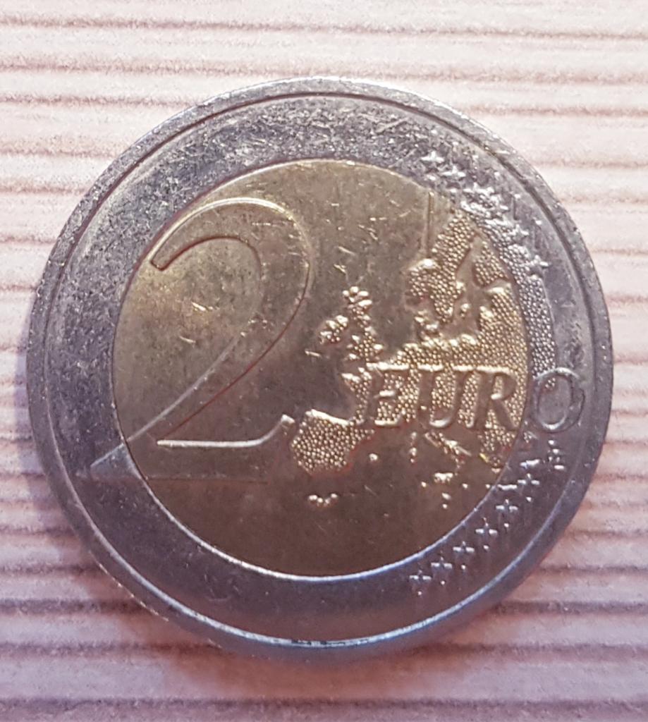2 Евро Мальта 2008 г. 1
