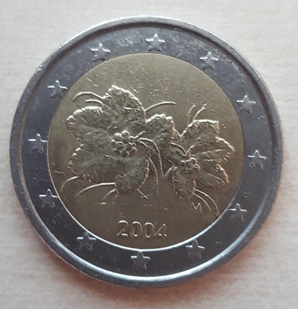 2 Евро Финляндия 2004 год