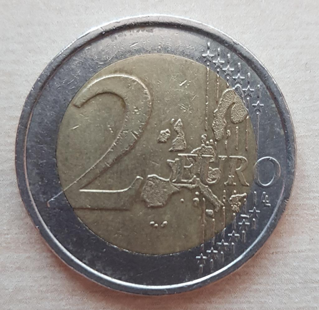 2 Евро Финляндия 2004 год 1