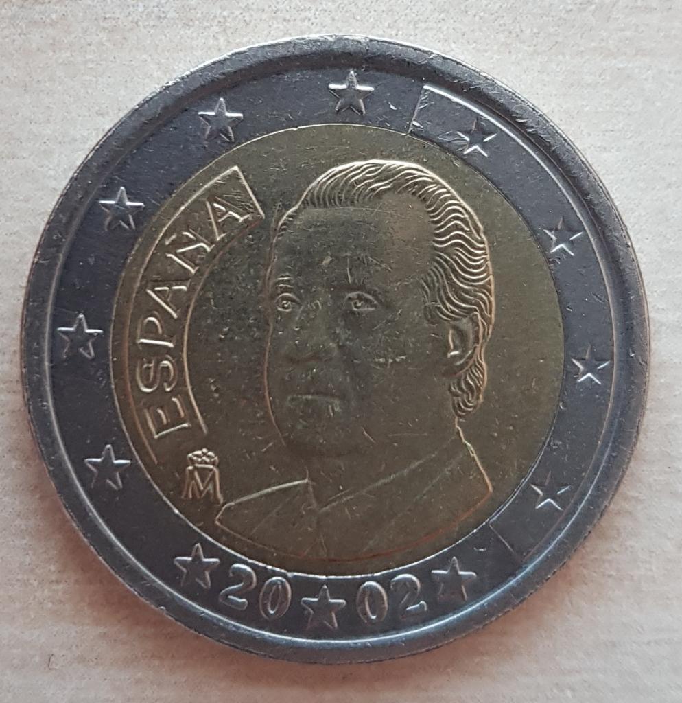 2 Евро Испания 2002 год