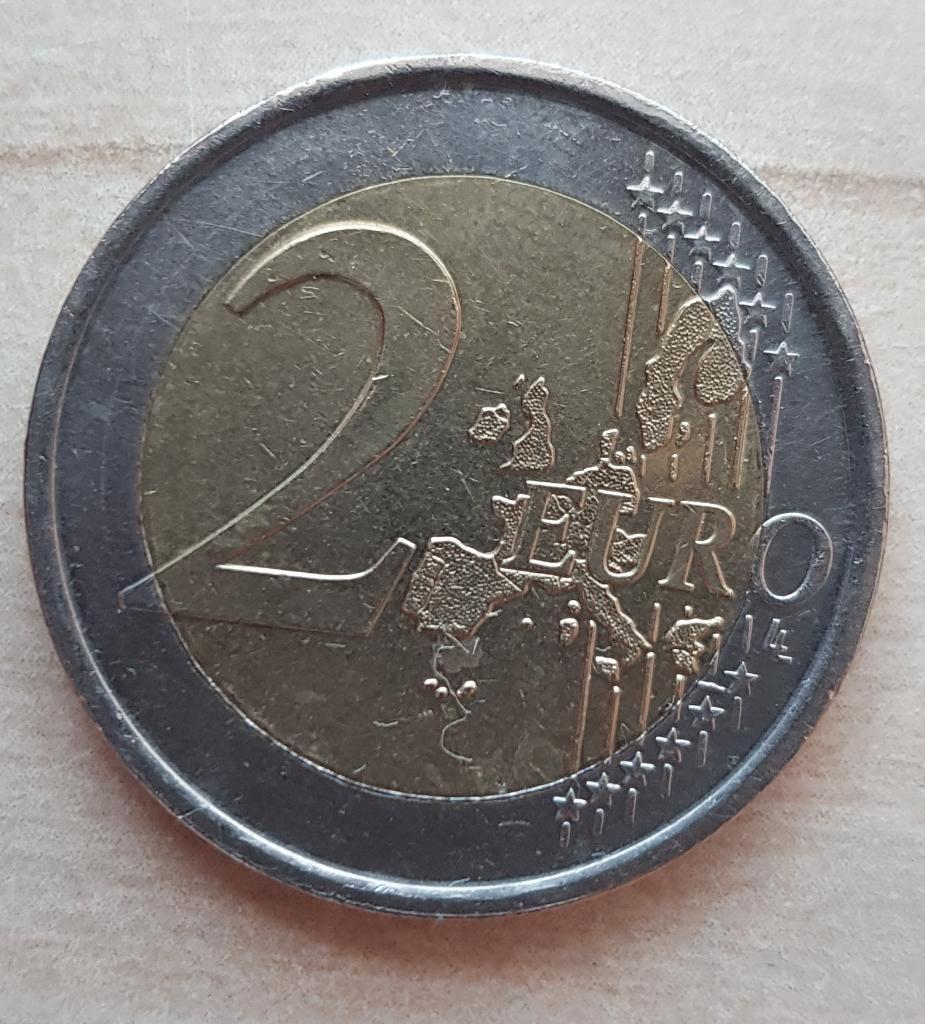 2 Евро Испания 2002 год 1
