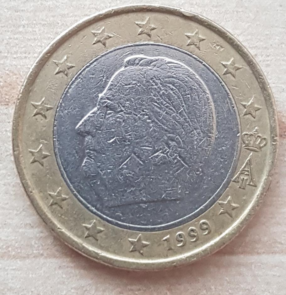 1 Евро Бельгия 1999г.