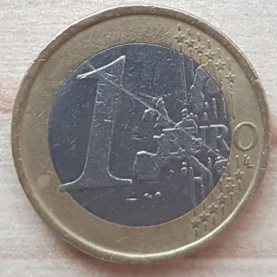 1 Евро Бельгия 1999г. 1