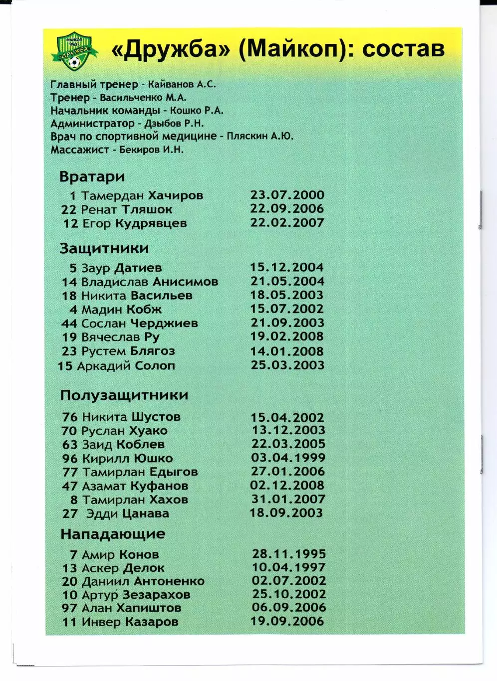 Вторая лига Б Заря(Луганск)-Дружба(Майкоп)11.04.2026+Билет 1