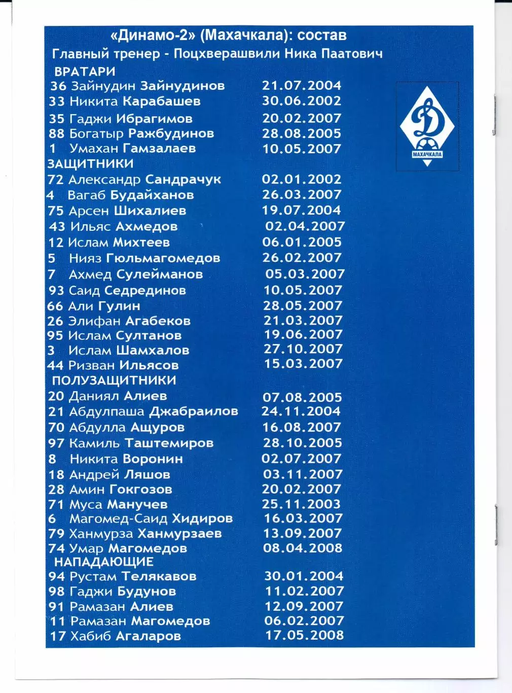 Вторая лига Б Заря(Луганск)-Динамо-2(Махачкала)01.08.2026+Билет 1