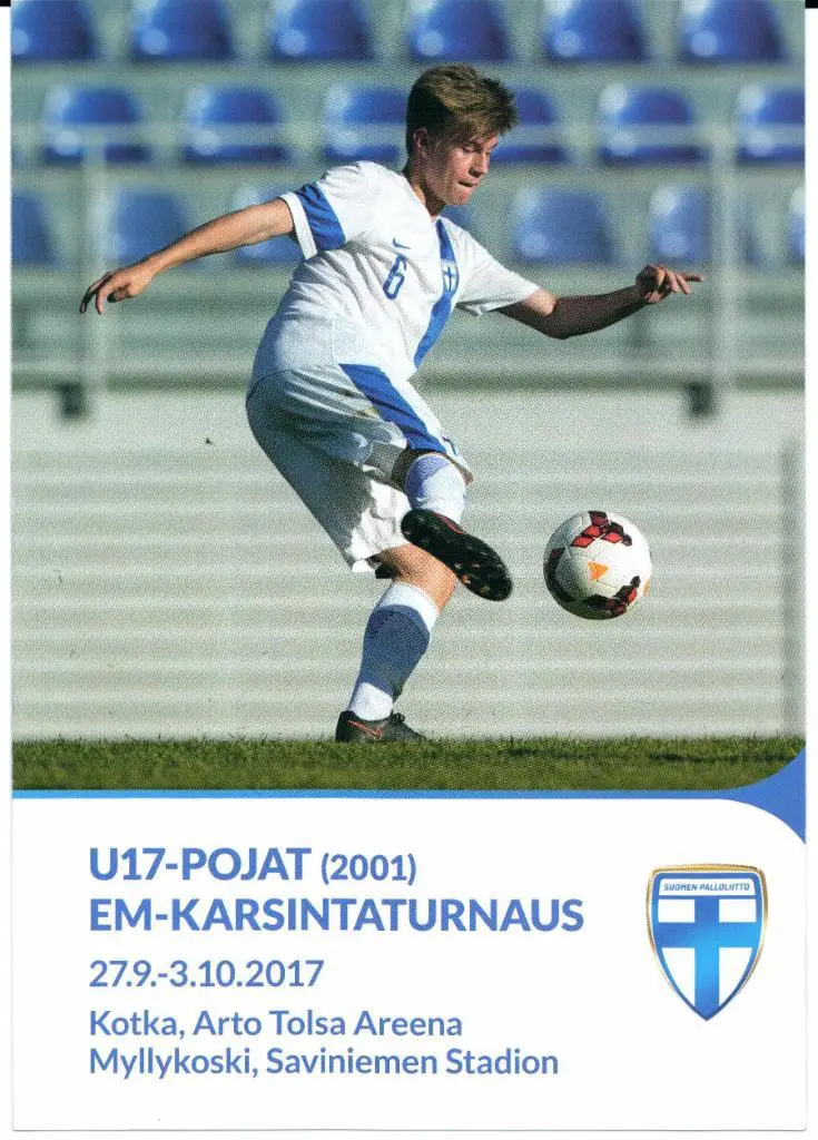 U-17 Квалификация ЧЕ Финляндия 27.09-03.10.2017