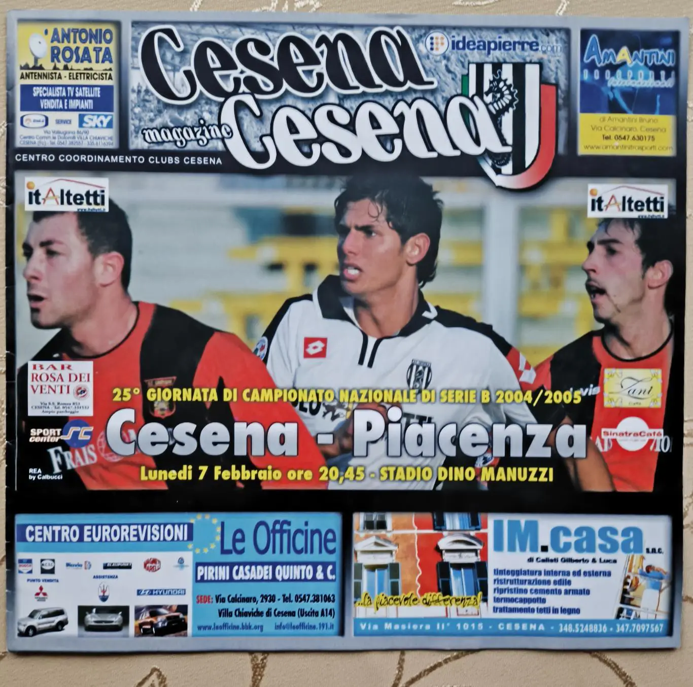 Серия В Чезена(Италия)-Пьяченца(Италия)07.02.2005