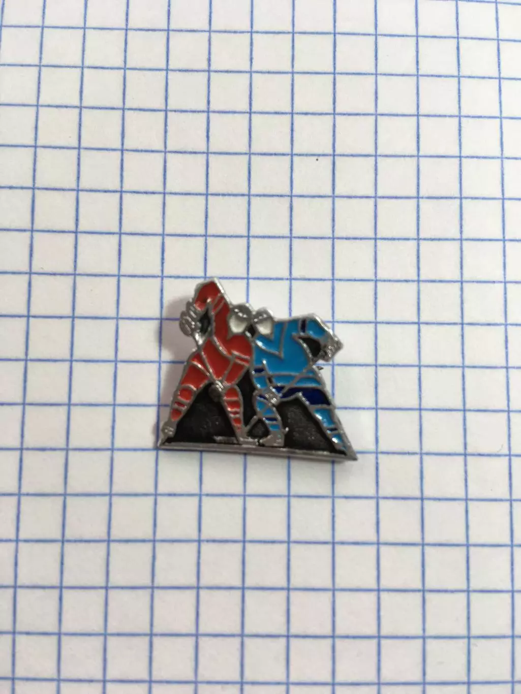 Значок хоккей хоккеисты