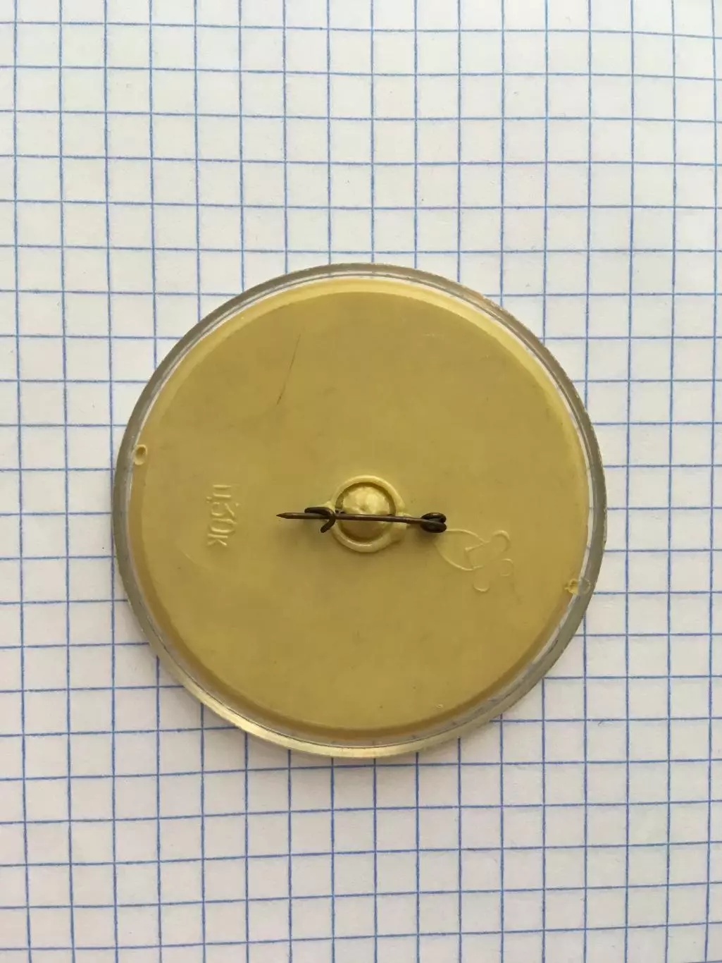 Значок Игры 22 Олимпиады Москва 1980 мишка с факелом 1