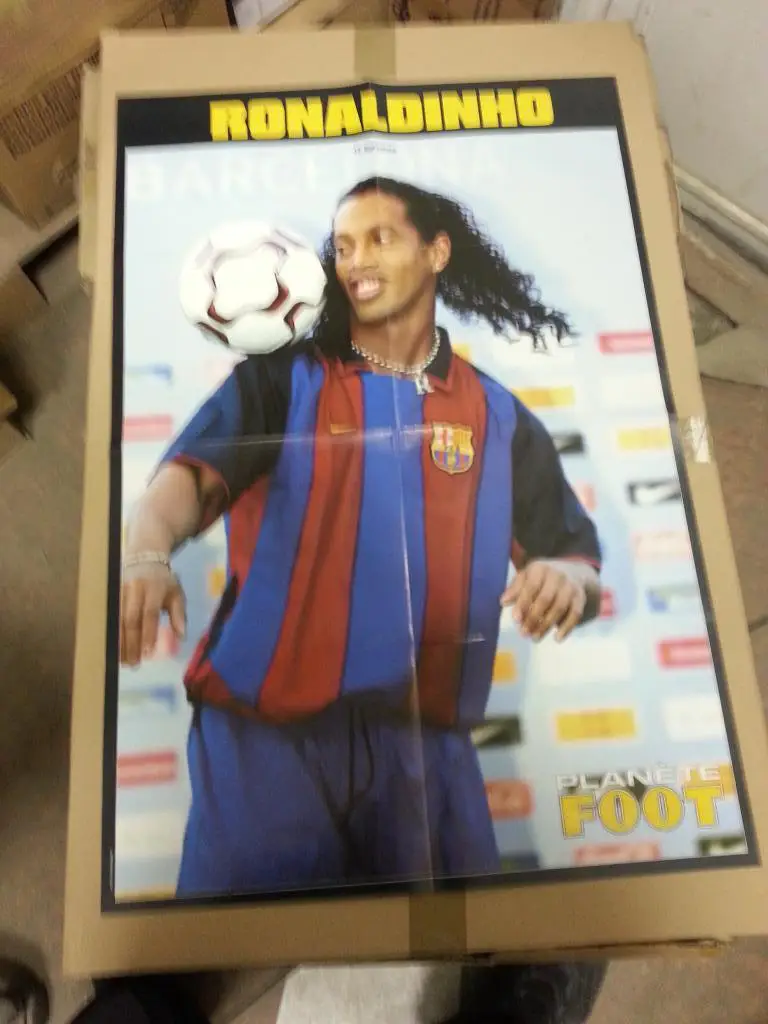 Постер Рональдиньо/Д.Трезеге