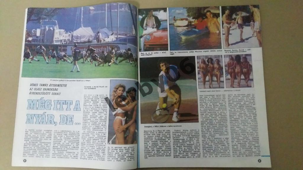 Венгерский журнал Кепеш спорт №33 за 1987 год. 1