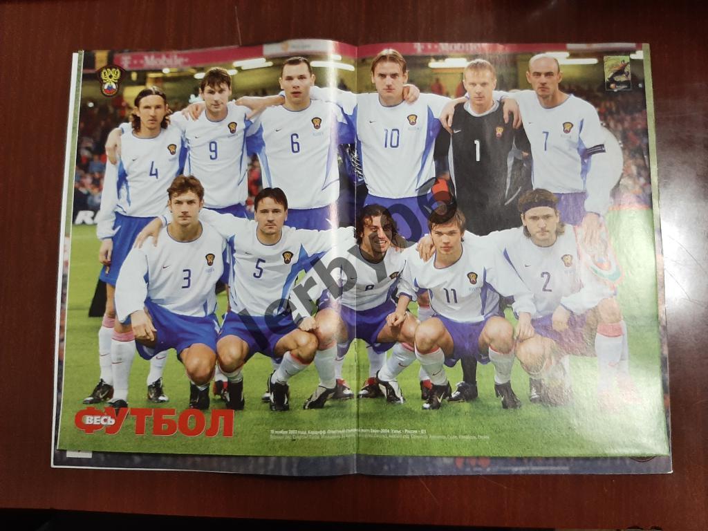 Журнал Весь футбол постеры июль-сентябрь 2007. 1