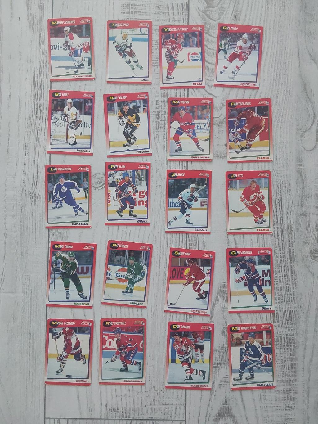 Score NHL 1991-1992