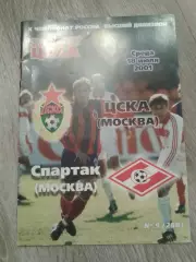 2001 ЦСКА-Спартак Москва
