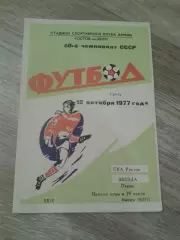 1977 СКА Ростов-Звезда Пермь