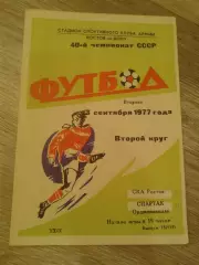 1977 СКА Ростов-Спартак Орджоникидзе