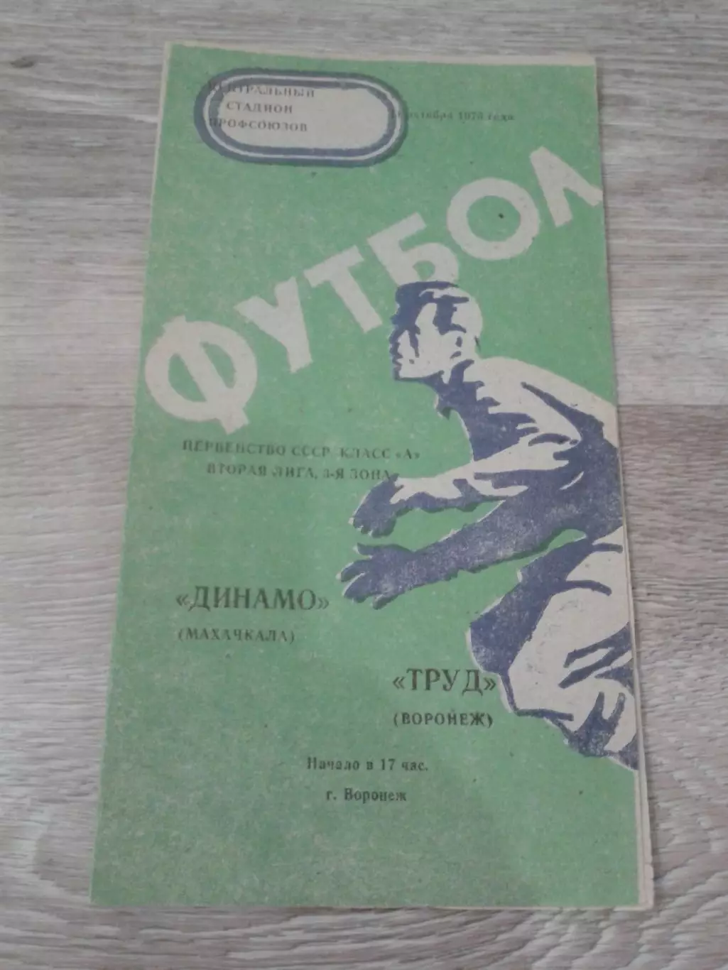 1975 Труд Воронеж-Динамо Махачкала