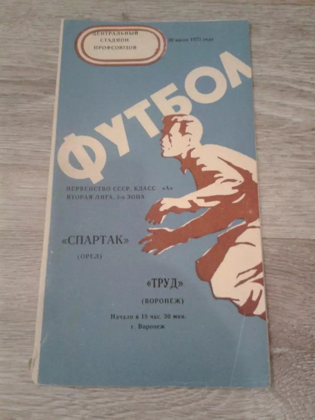 1975 Труд Воронеж-Спартак Орел