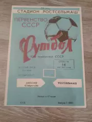 1977 Ростсельмаш-Динамо Ставрополь