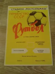 1979 Ростсельмаш-Торпедо Таганрог