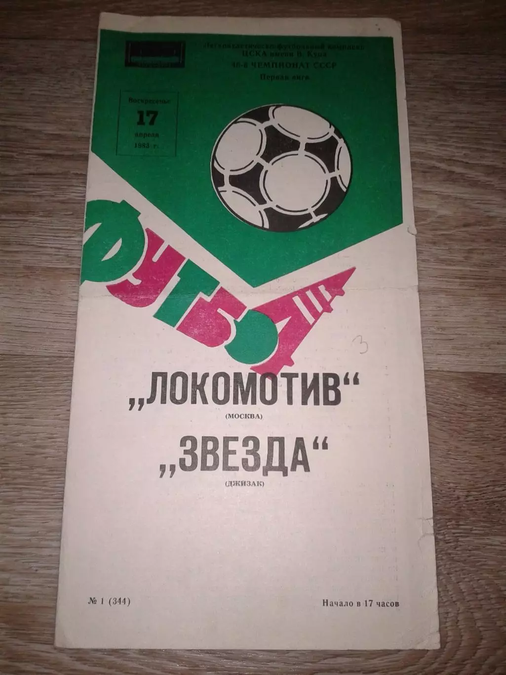 1983 Локомотив Москва-Звезда Джизак