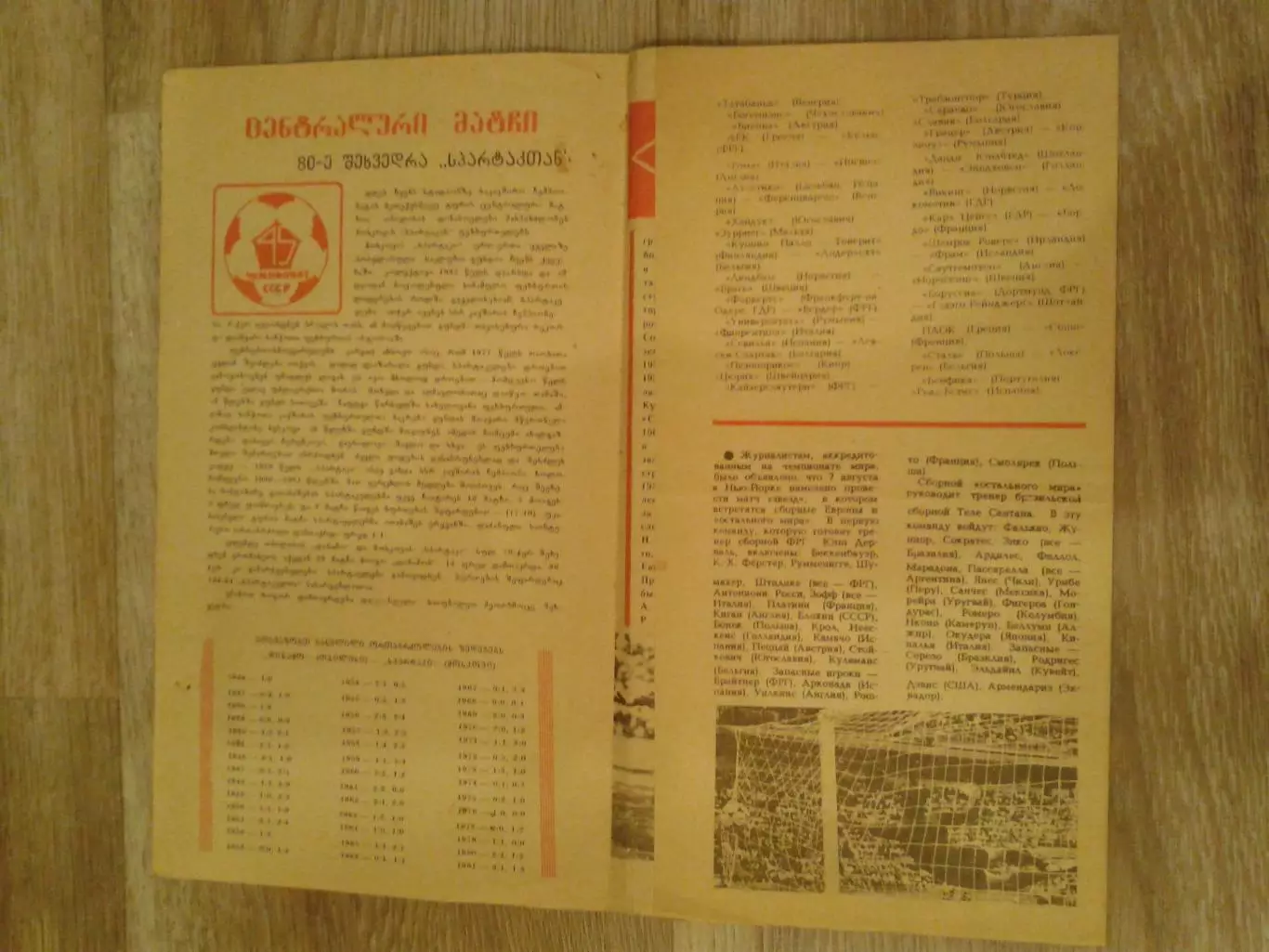 1982 Динамо Тбилиси-Спартак Москва 1