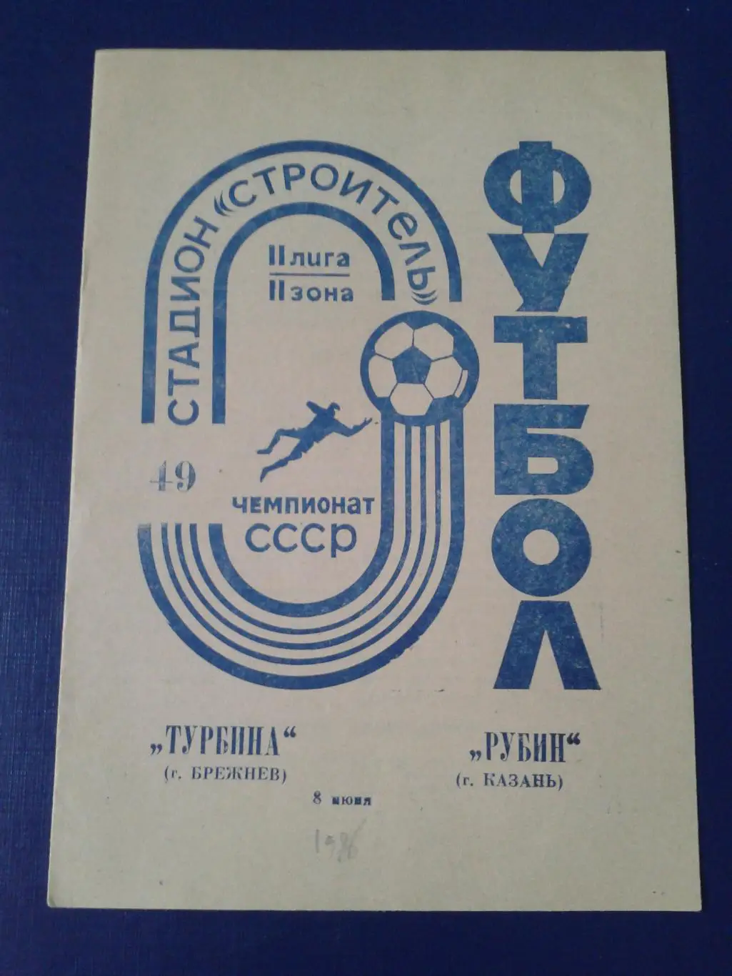 1986 Турбина Брежнев-Рубин Казань