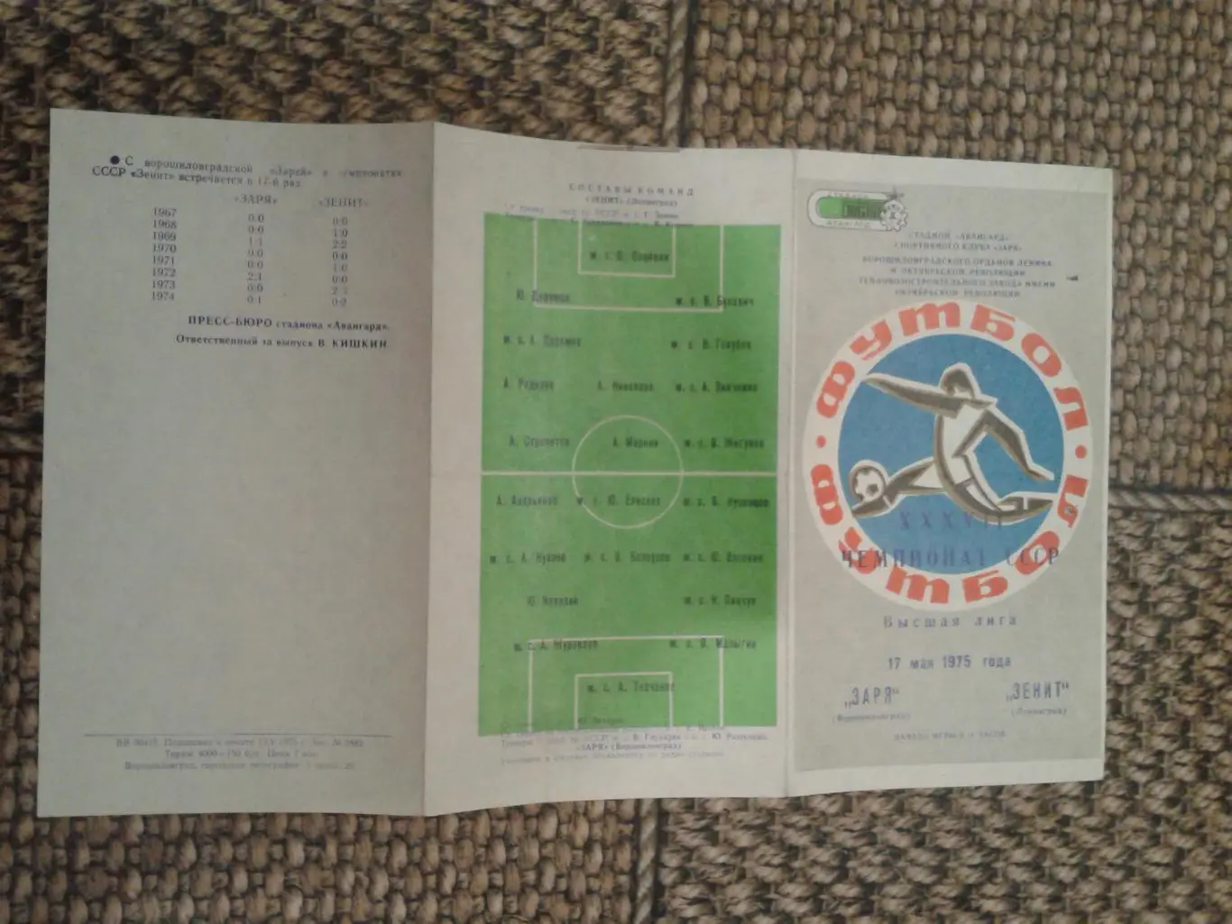 1975 Заря Ворошиловград-Зенит Ленинград 1