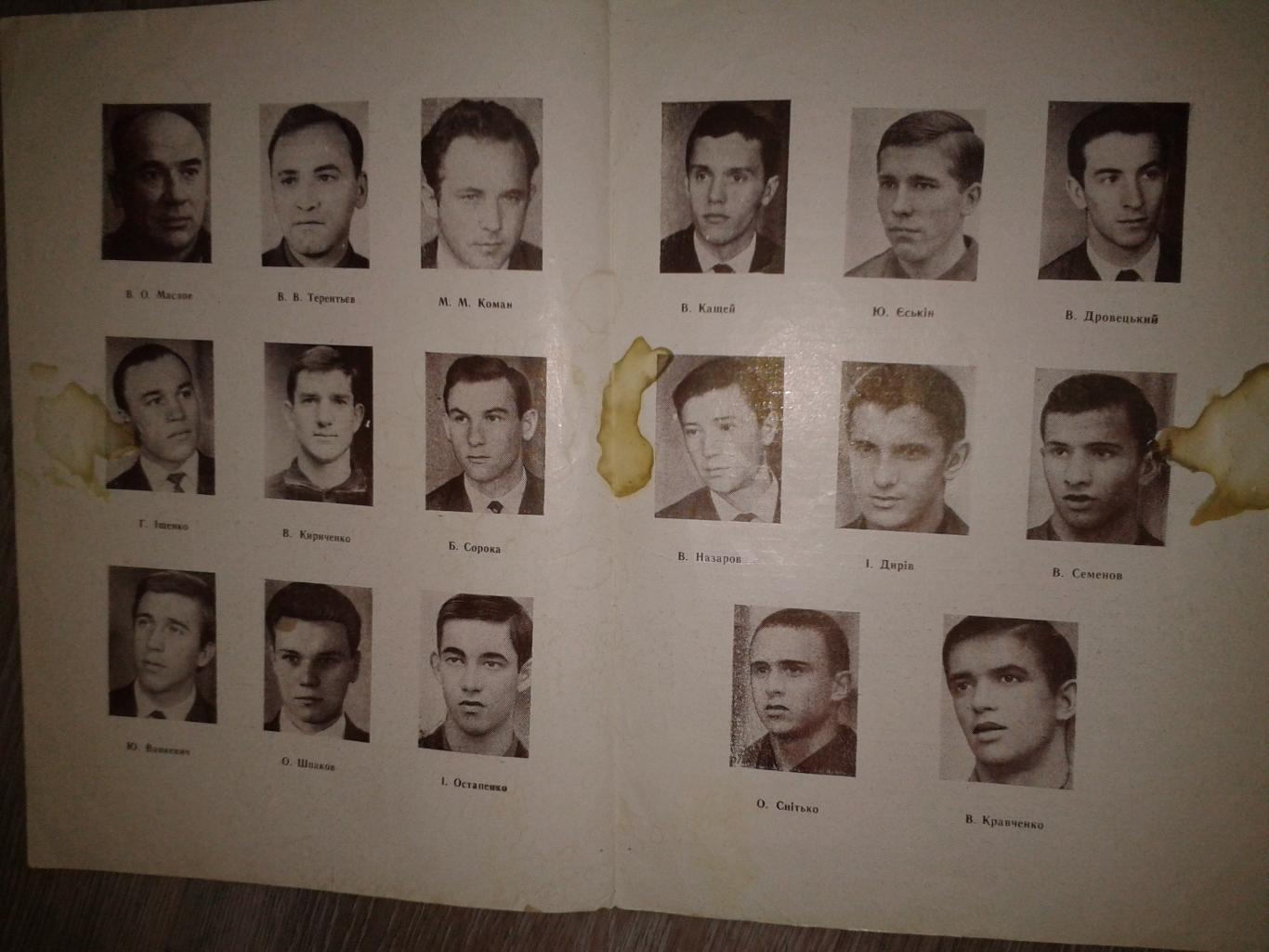 Динамо Киев чемпионы дублеров 1966 1