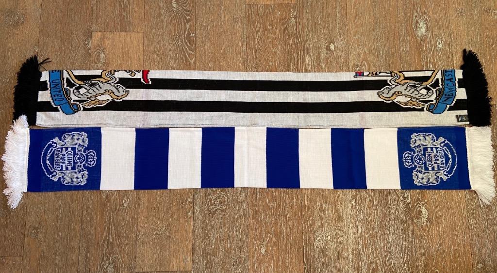 Футбольный шарфы Ньюкасл КПР ( вместе и по одному )