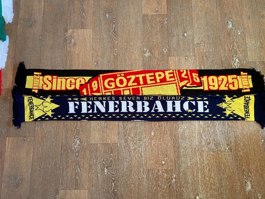 Футбольный шарфы Фенербахче Гёзтепе ( вместе и по одному )