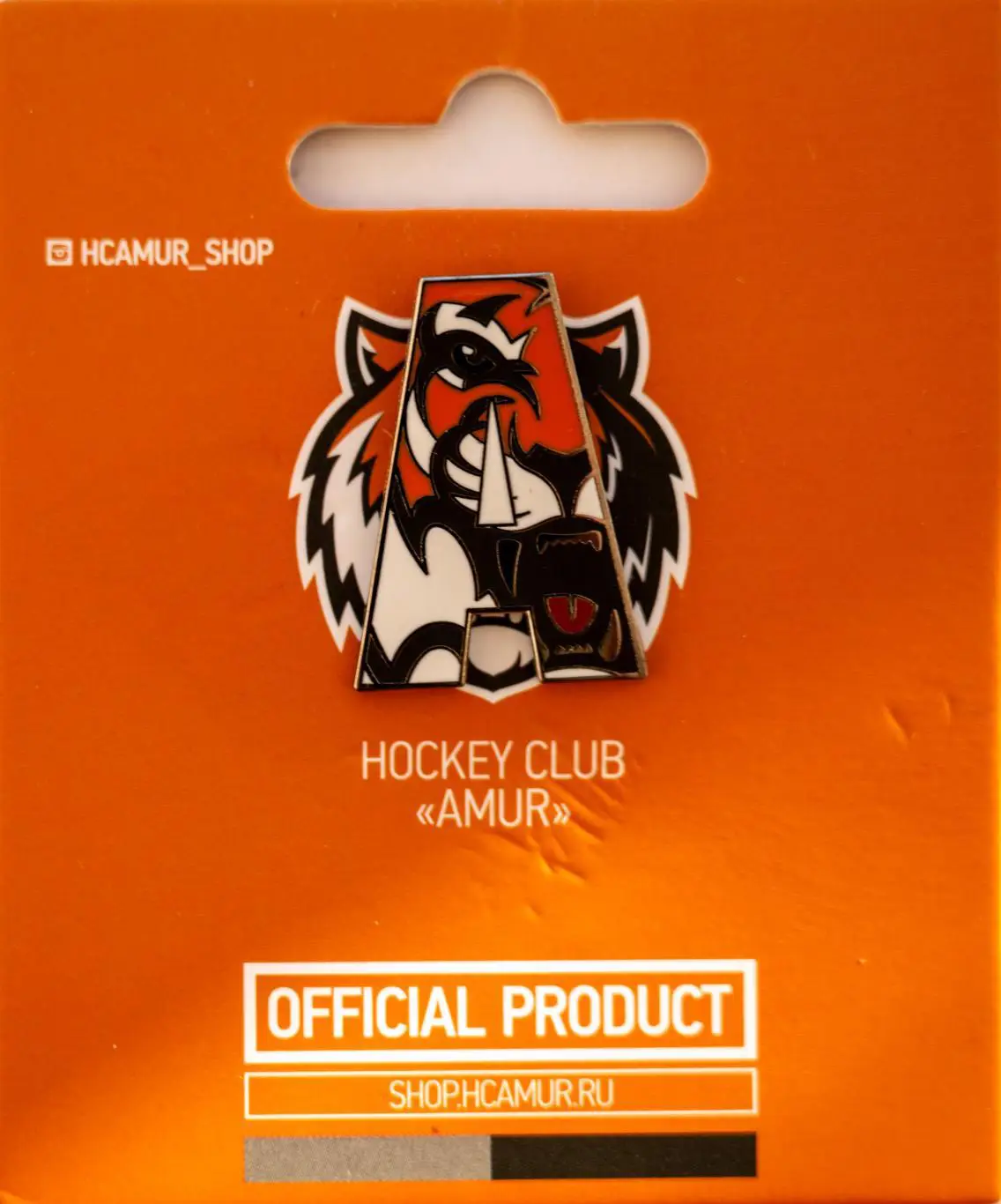 Значок КХЛ ХК Амур Хабаровск буква А Дальневосточное дерби