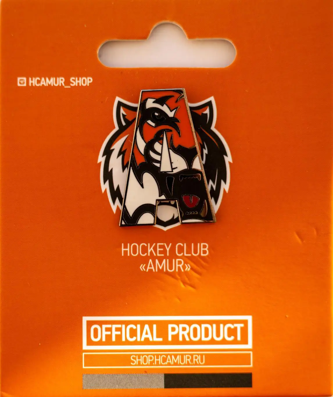 Значок КХЛ ХК Амур Хабаровск буква А Дальневосточное дерби 1