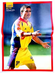 Журнал Мой футбол (Москва). №03 2001 + постер Георге Хаджи (Румыния)