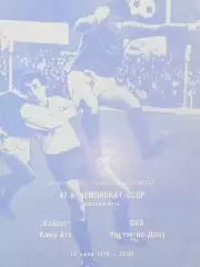 Чемпионат СССР-1979. Кайрат - СКА Р/Д 13.6.1979