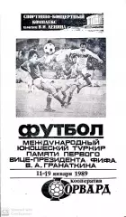 Международный юношеский турнир. Мемориал Гранаткина 1989 (Ленинград)