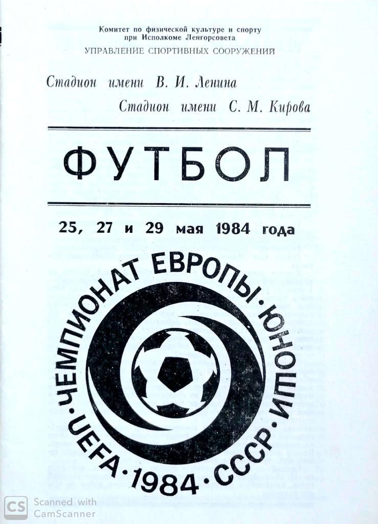Чемпионат Европы юноши (Ленинград, 1984)