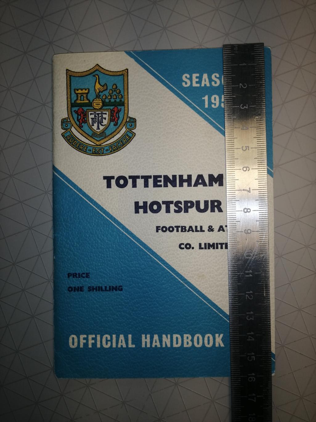 Календарь-справочник. Тоттенхэм Хотспур/Tottenham Hotspur 1959-1960 1