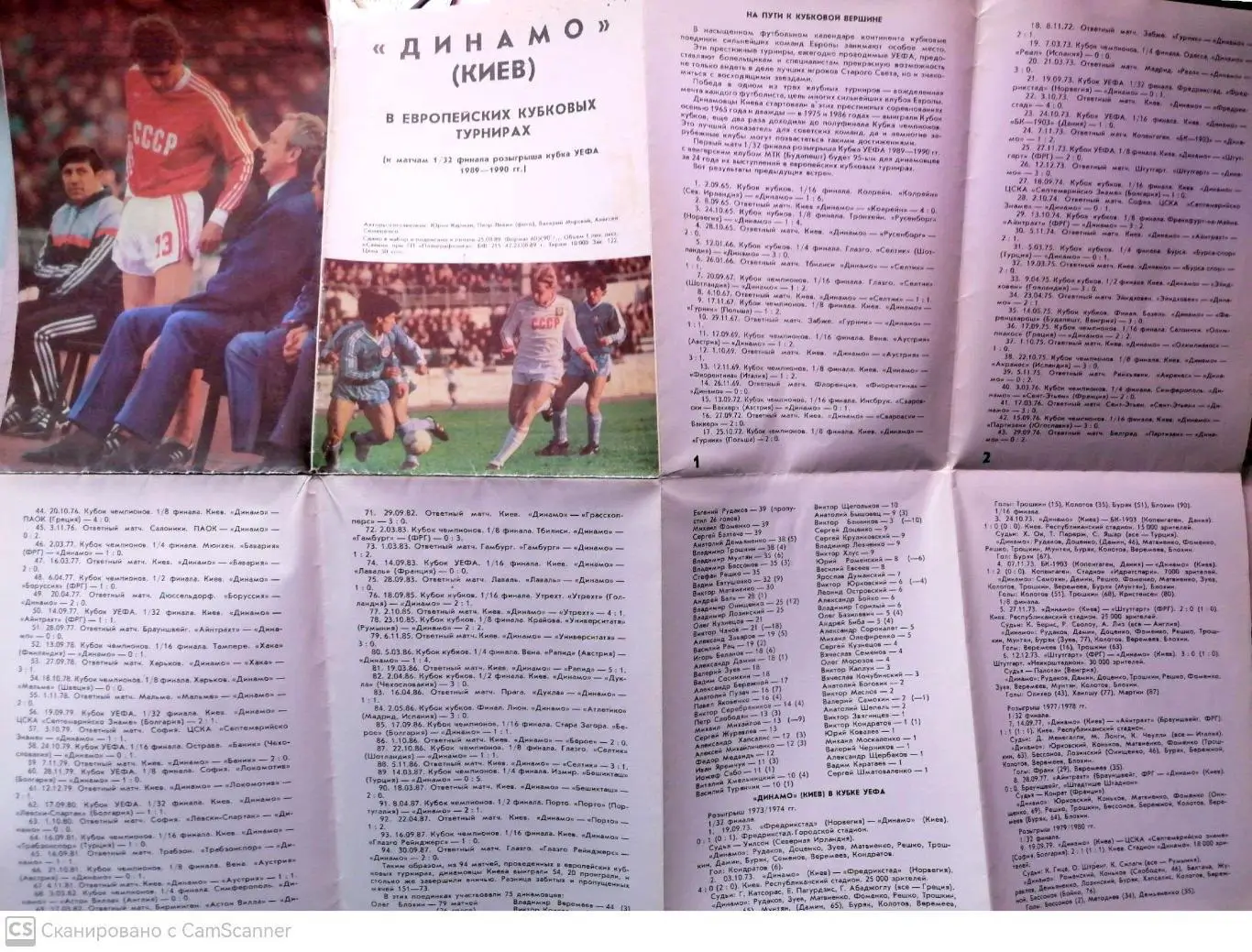 Динамо Киев в европейских кубковых турнирах (1989/90) 1