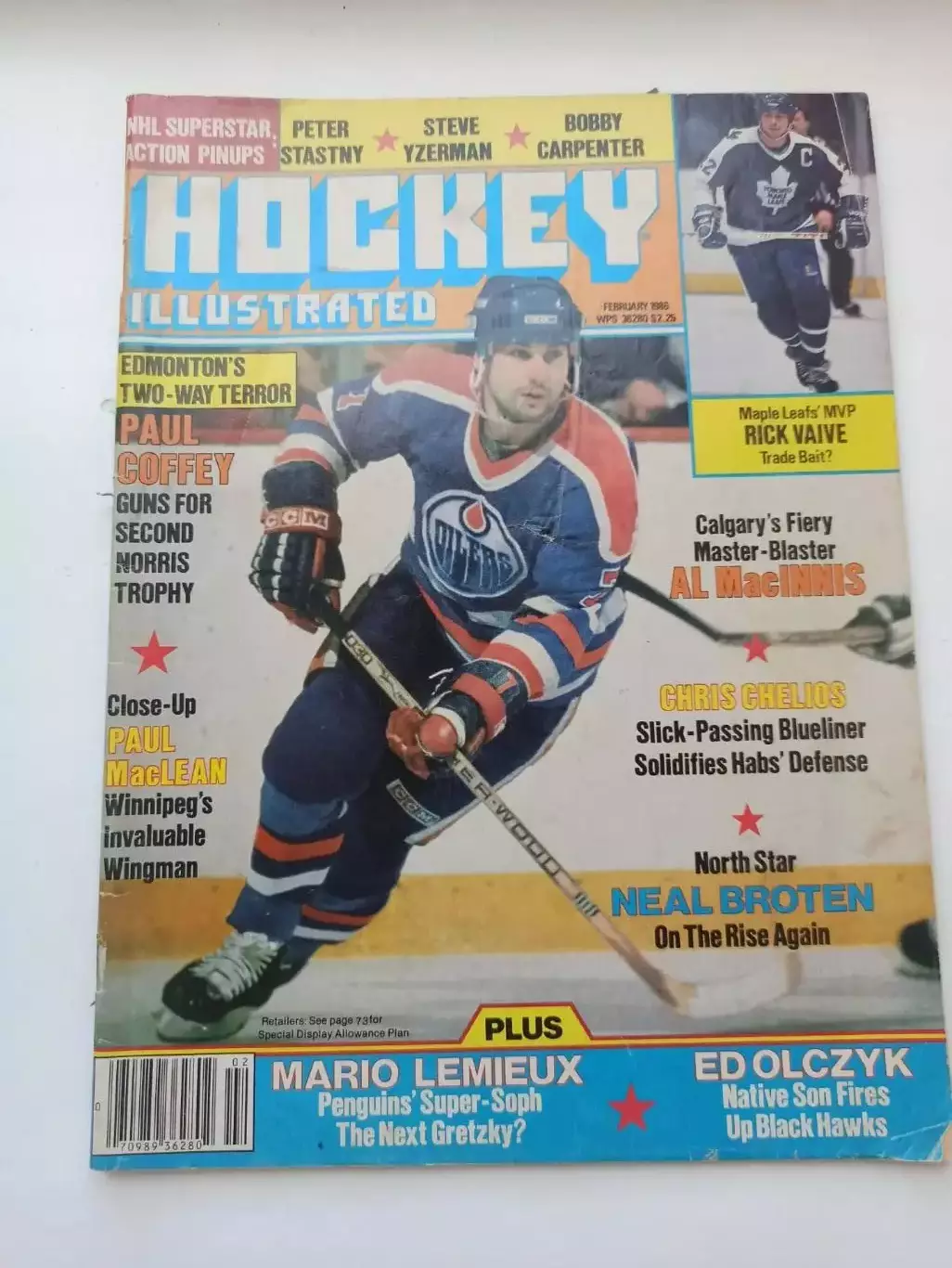 Хоккей, Hockey Illustrated февраль 1986 . NHL