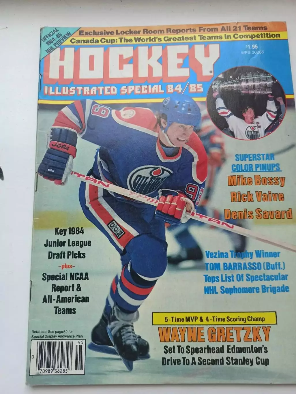 Хоккей, Hockey Illustrated special 84\85 январь 1985 . NHL