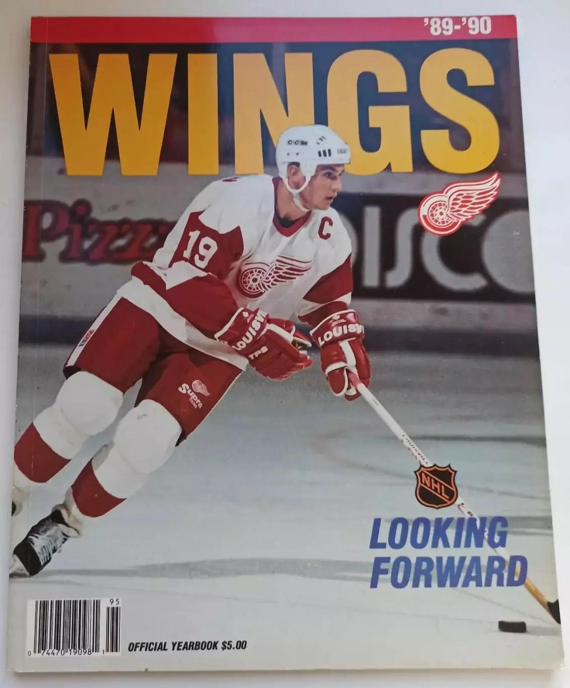 Detroit Red Wings Детройт Ред Уингз NHL YEARBOOK 89-90