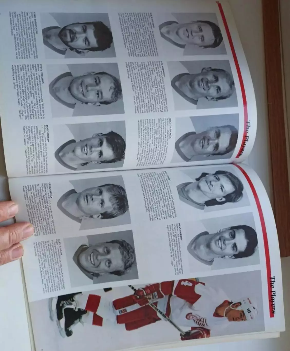Detroit Red Wings Детройт Ред Уингз NHL YEARBOOK 89-90 3