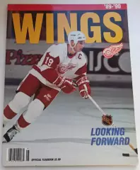 Detroit Red Wings Детройт Ред Уингз NHL YEARBOOK 89-90
